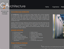 Tablet Screenshot of c2a-architecture.com